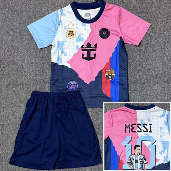25-26 MESSI #10 Special Edition Kids Soccer Jersey *Cartoon number at the end