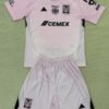 25-26 Tigres UANL Pink GoalKeeper Kids Soccer Jersey