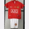 2007-2008 Man Utd Home Kids Retro Soccer Jersey (Finalist)