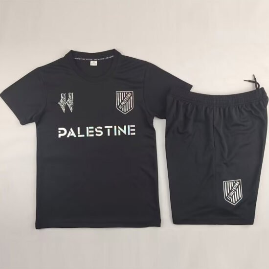 24-25 Palestina FC Black Anniversary Edition Kids Soccer Jersey *Color-changing English