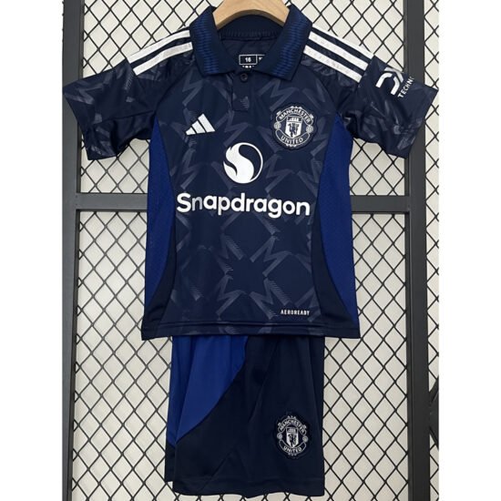 24-25 Manchester United away children's football jersey