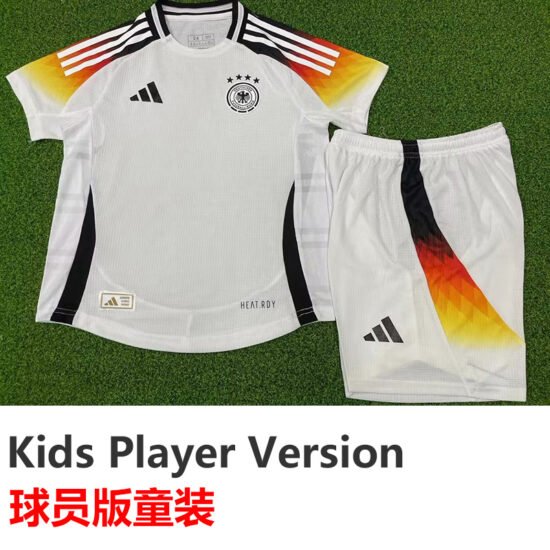 24-25 Germany Home Kids Player Version Soccer Jersey (Player's Children's Clothing)