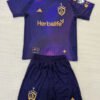 25-26 Los Angeles Purple Away Kids Soccer Jersey #带章