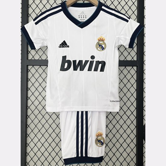 2012-2013 RMA Home Stadium Retro Soccer Jersey for Children