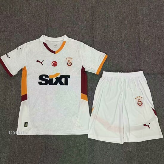 24-25 Galatasaray Away Kids Soccer Jersey *Right sleeve advertisement