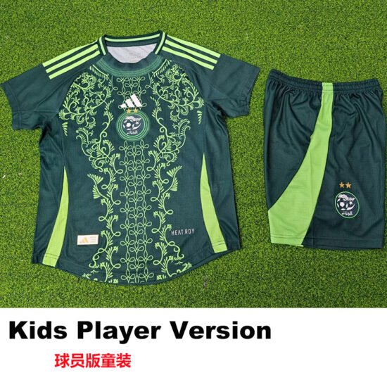 24-25 Algeria Away Kids Player Version Soccer Jersey