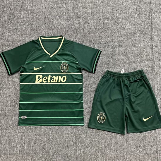 Sporting Lisbon 24-25 Season Third Away Children's Football Jersey