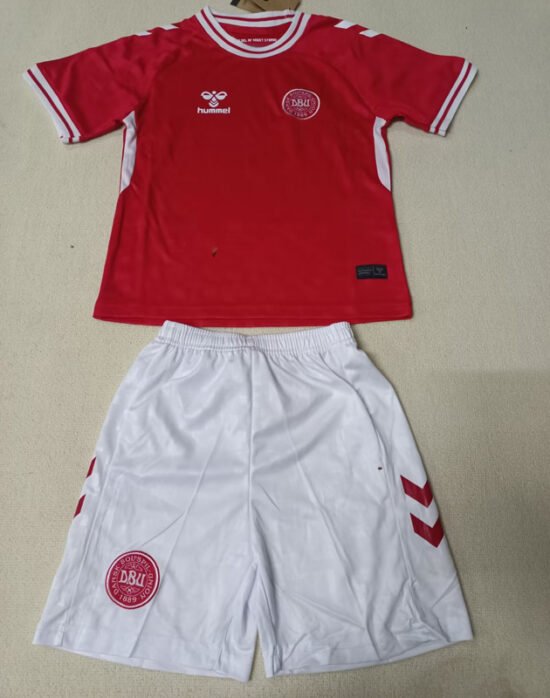 2024-25 season Danish home children's football jersey