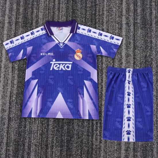 1996-1997 RMA Away Retro Children's Soccer Jersey