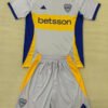 25-26 Boca Grey Concept Edition Kids Soccer Jersey