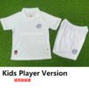 24-25 Marseille White 125th Anniversary Kids Player Version Soccer Jersey