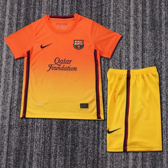 2011-2012 Barcelona third away game children's retro football jersey
