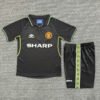 1998 Manchester United Third Away Match Retro Children's Football Jersey