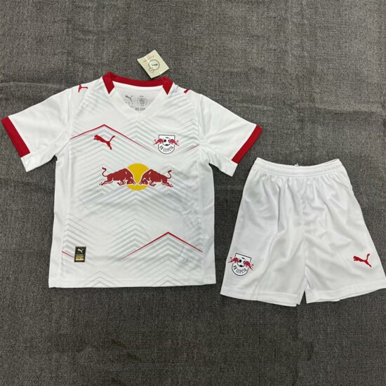 25-26 RB Leipzig Home Kids Soccer Jersey