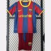 2010-2011 Barcelona home retro football jersey for children