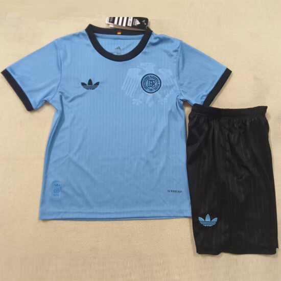 25-26 Germany 125th Anniversary Blue Kids Soccer Jersey