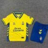25-26 Las Palmas home children's soccer jersey