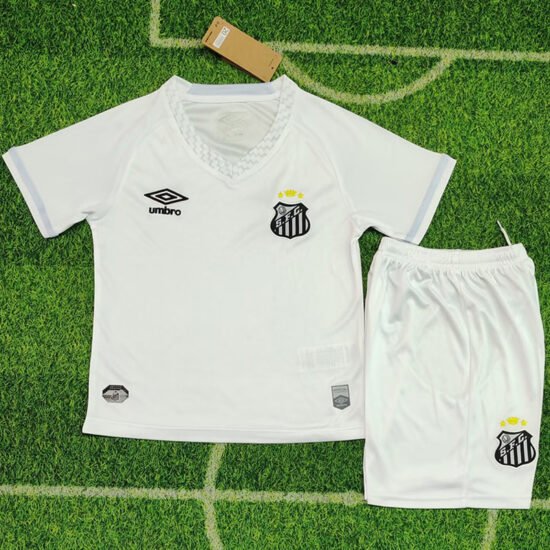 25-26 Santos FC Home Kids Soccer Jersey