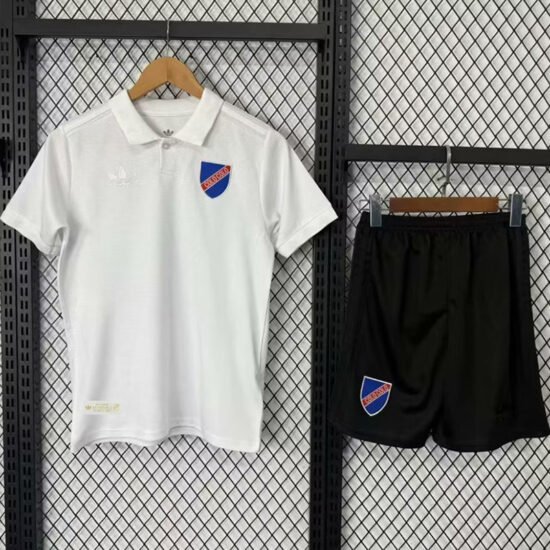 25-26 Colo-Colo 100th Anniversary White Kids Soccer Jersey