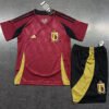 2024-25 season Belgium home children's football jersey