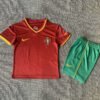 2000 Portugal Home Stadium Children's Retro Soccer Jersey