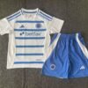 25-26 Cruzeiro Away Kids Soccer Jersey