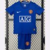 2008-2009 Manchester United away retro football jersey for children