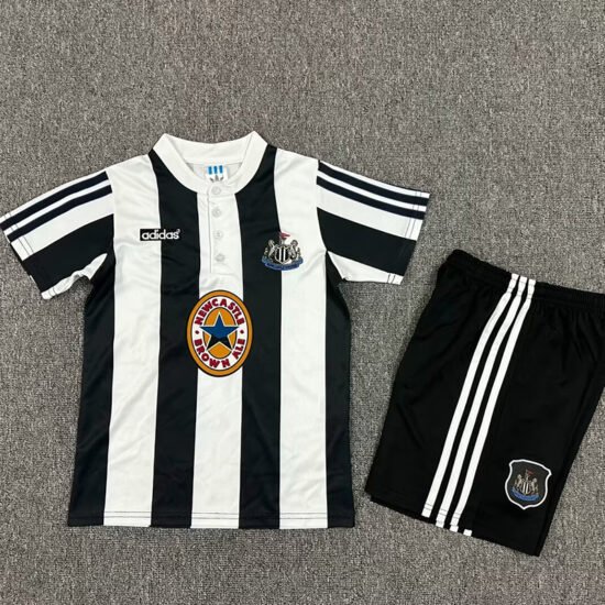 1995-1997 Newcastle Home Kids Retro Soccer Jersey
