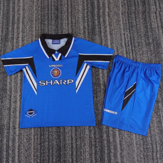 1996-1998 Manchester United Away Retro Children's Football Jersey