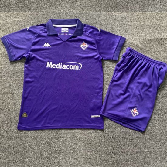 24-25 Fiorentina home children's football jersey