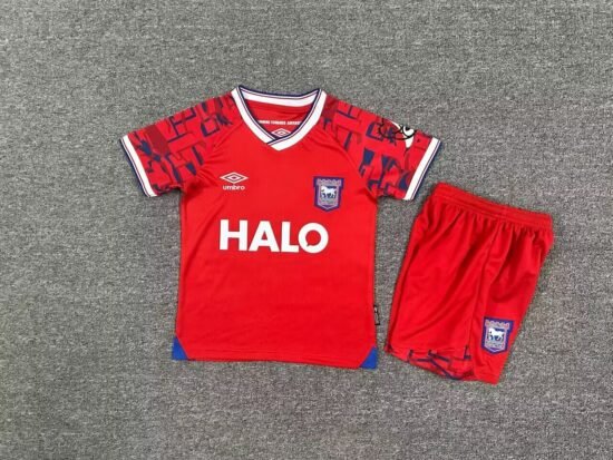 25-26 season Ipswich away children's soccer jersey