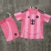 25-26 season Inter Miami home children's soccer jersey