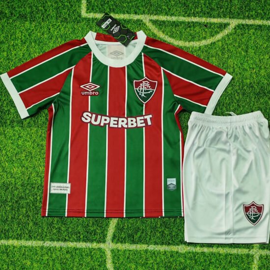 25-26 season Fluminense home children's football jersey