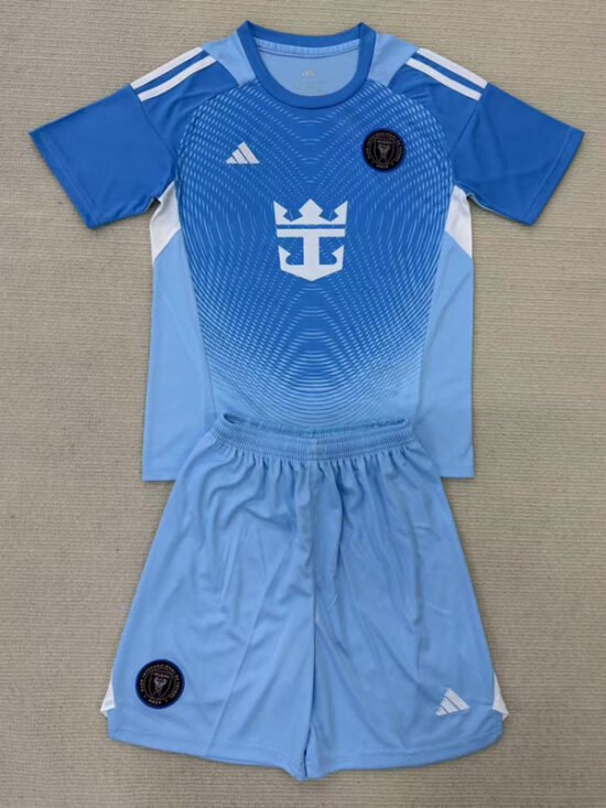 25-26 Inter Miami Blue GoalKeeper Kids Soccer Jersey