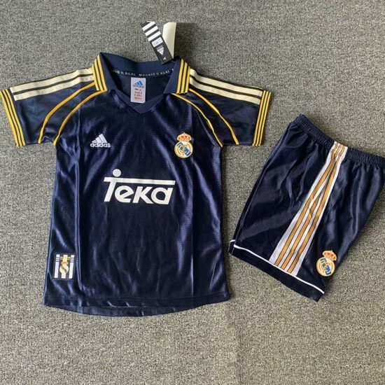 1998-1999 RMA Third Retro Children's Soccer Jersey